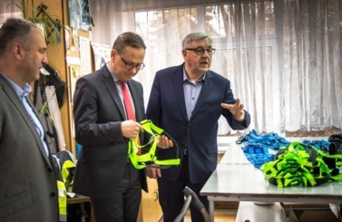 Wizyta w Sp&oacute;łdzielni Inwalid&oacute;w Pomorzanka
