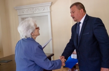 Przekazanie sztandaru Koła ZRPŻG