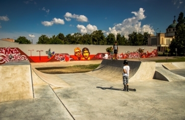 Mural przy Skateparku