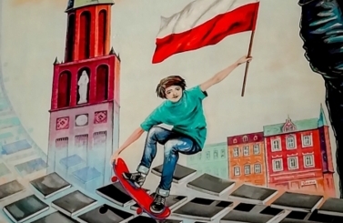 Nowy mural na os. Kopernika