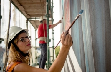 Nowy mural na os. Kopernika