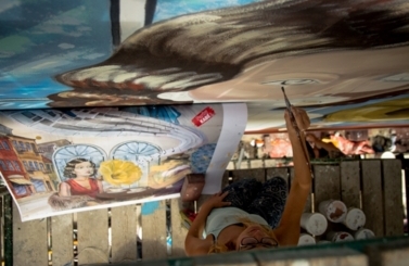 Nowy mural na os. Kopernika
