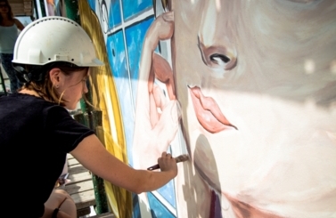 Nowy mural na os. Kopernika