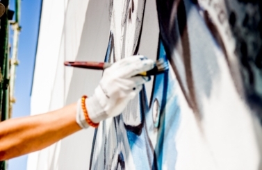 Nowy mural na os. Kopernika