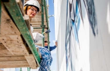 Nowy mural na os. Kopernika