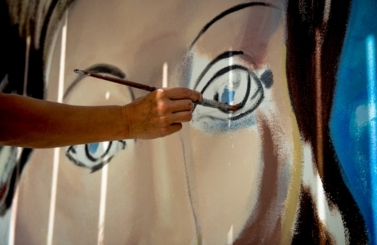 Nowy mural na os. Kopernika