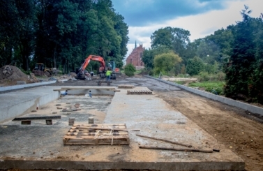 raport z budowy parku miejskiego