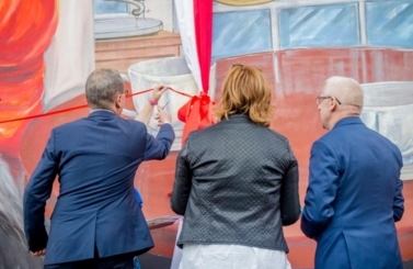 Odsłoniecie muralu