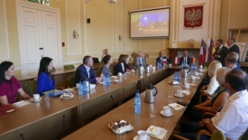 Wizyta delegacji na Dniach Starogardu