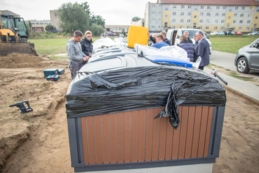 P&oacute;łpodziemne pojemniki na osiedlach w Starogardzie