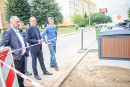 P&oacute;łpodziemne pojemniki na osiedlach w Starogardzie