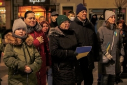 Wiec solidarności z Ukrainą