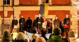 Wiec solidarności z Ukrainą