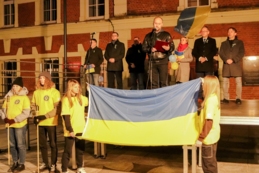 Wiec solidarności z Ukrainą