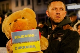 Wiec solidarności z Ukrainą