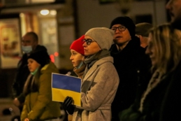 Wiec solidarności z Ukrainą