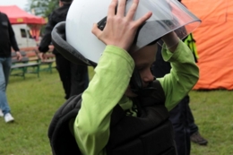 Dzień Dziecka ze strażą i policją