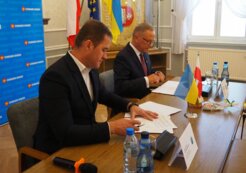 Podpisanie umowy o partnerstwie z Borysławiem