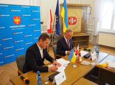 Podpisanie umowy o partnerstwie z Borysławiem