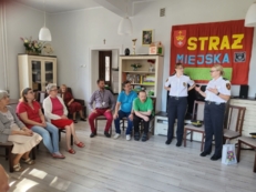 Spotkanie ze strażą miejską