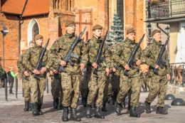 Przysięga wojskowa 71 Batalionu L7 PBOT