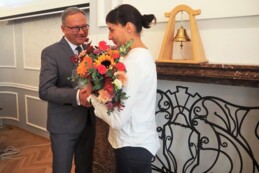 Magdalena Lenz na sesji Rady Miasta