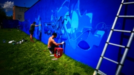 Mural przy Parku Nowe Oblicze 