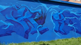 Mural przy Parku Nowe Oblicze 