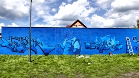Mural przy Parku Nowe Oblicze 