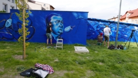 Mural przy Parku Nowe Oblicze 