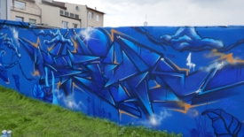 Mural przy Parku Nowe Oblicze 