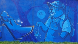 Mural przy Parku Nowe Oblicze 