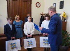 Spotkanie z zawodnikami UKS PIRAMIDA