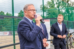 Otwarcie boisk i placu zabaw na Piekiełkach