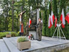 84.rocznica zbrodni niemieckiej w Lesie Szpęgawskim