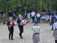 84.rocznica zbrodni niemieckiej w Lesie Szpęgawskim