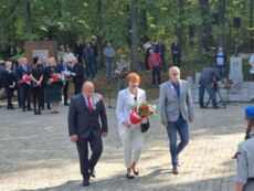 84.rocznica zbrodni niemieckiej w Lesie Szpęgawskim