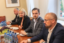 Spotkanie prezydent&oacute;w Tczew Starogard