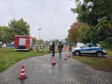 Pr&oacute;bna ewakuacja szkoły