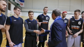 Prezydent na treningu koszykarzy Polpharmy