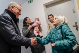Przekazanie kluczy na osiedlu Piast&oacute;w