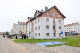 Przekazanie kluczy na osiedlu Piast&oacute;w
