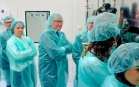 Otwarcie nowej linii technologicznej do rozwoju i wytwarzania lek&oacute;w RNA w ZF Polpharma w Starogardzie Gdańskim  11