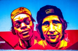 Mural przy Skateparku