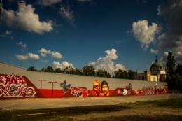 Mural przy Skateparku