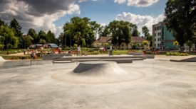 Mural przy Skateparku
