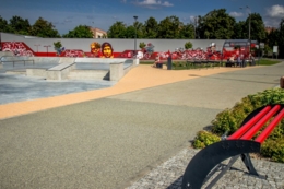 Mural przy Skateparku