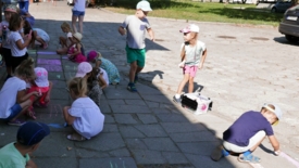 Modraczek ma nowe hulajnogi