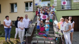 Modraczek ma nowe hulajnogi