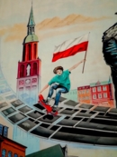 Nowy mural na os. Kopernika